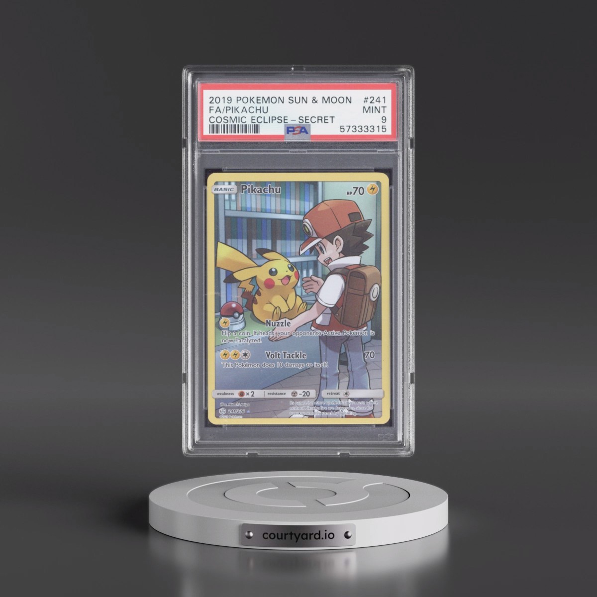 2019 Pikachu Full Art - Pokémon Pokémon Sun & Moon Cosmic Eclipse